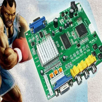 

​Board 1 VGA Output Game Board Professional CGA EGA RGB to VGA HD Video Converter for PS2 XBOX