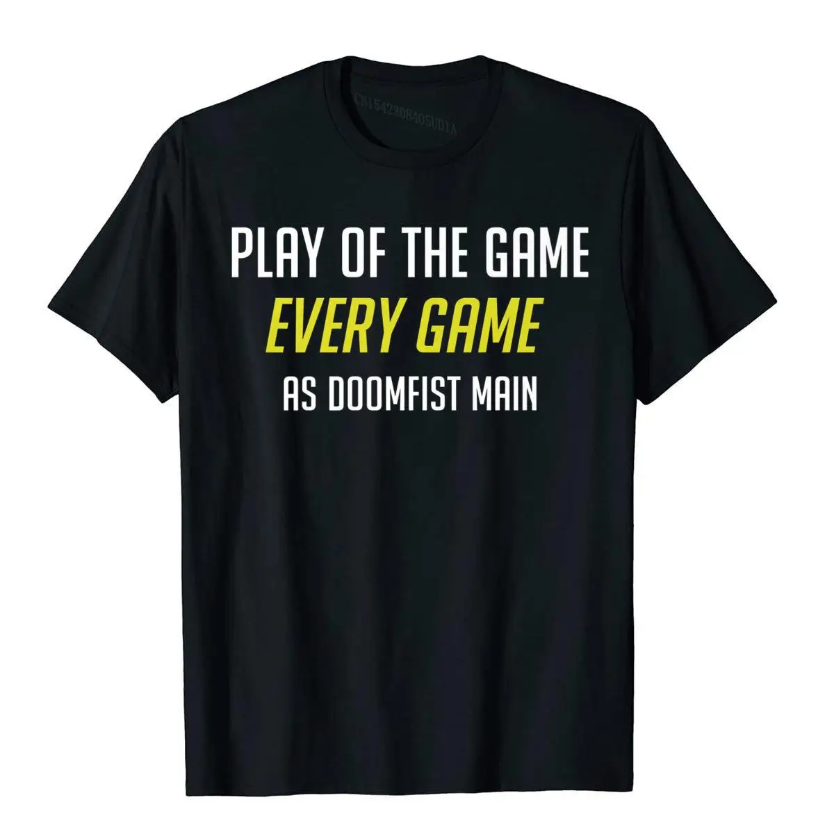 Play Of The Game Doomfist Shirt__B6956black