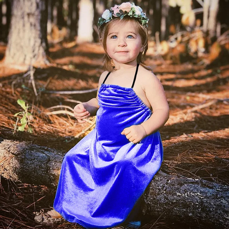 Ins Explosion/модель года; новые летние платья для девочек из золотистого бархата с бретельками на бретельках в европейском и американском стиле; однотонные разноцветные платья
