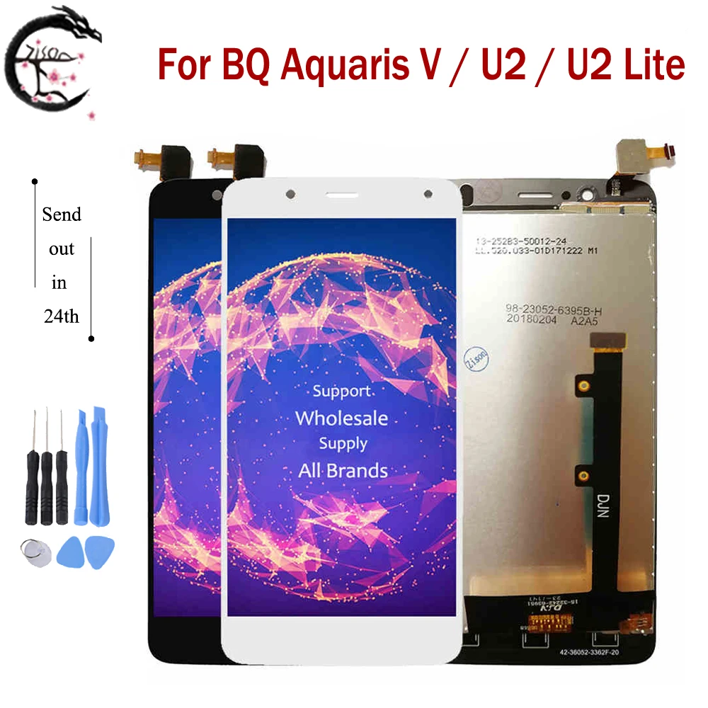 5.2" LCD For BQ Aquaris U2 Lite LCD Display Screen Touch Sensor Digitizer Assembly For BQ V Full Display For BQ U2 LCD Screen