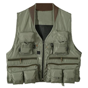 

Korean Fishing Vest Quick Dry Fish Vest Breathable Material Fishing Jacket Polyester Fiber Fish Jacket Photography Vest