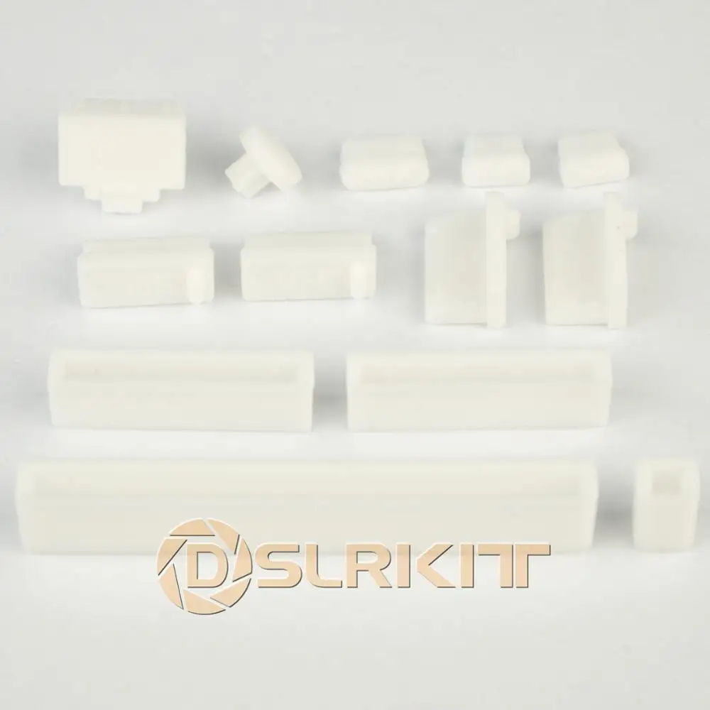 White DSLRKIT Пылезащитная заглушка для Raspberry Pi 4 4B Пробка Крышка GPIO USB MIPI DSI CSI HDMI - Цвет: White