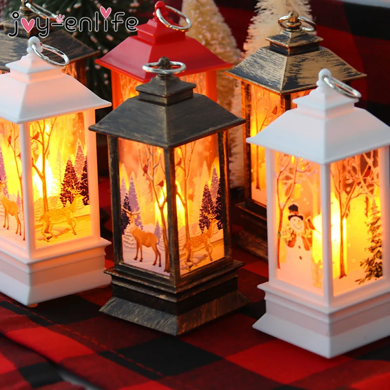 

Christmas Candle LED Light Xmas Christmas Tree Ornaments Pendants Navidad Decoration New Year Christmas Decorations for Home