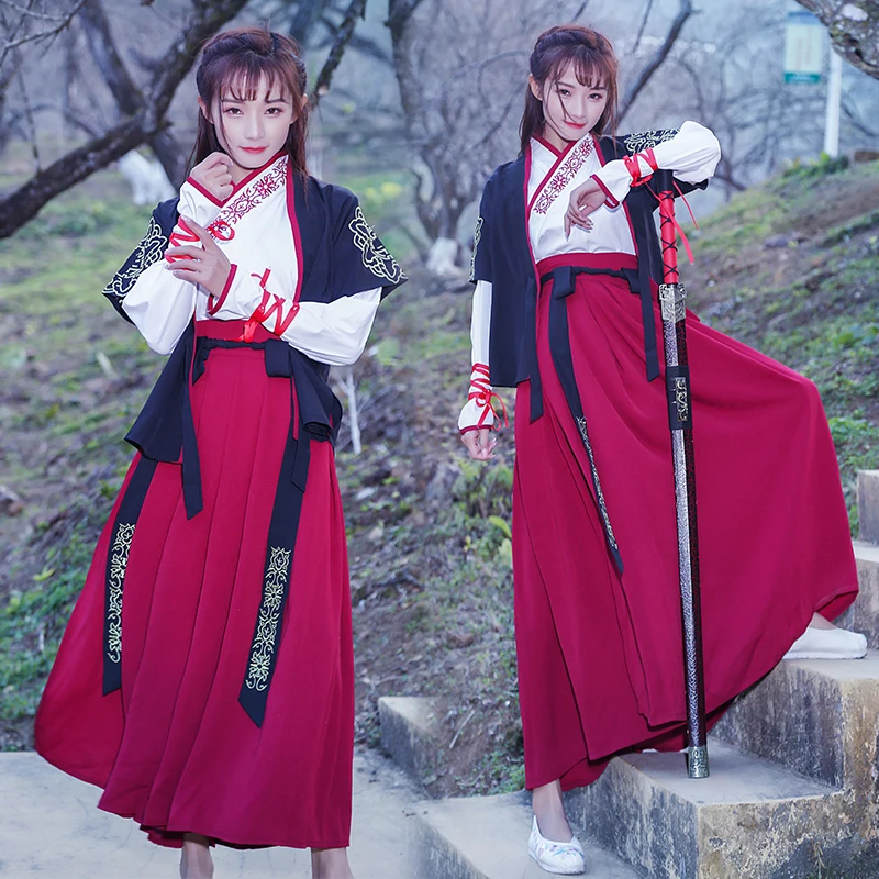 Традиционный китайский Hanfu взрослый китайский костюм Сценические костюмы мужской костюм династии Тан Классическая танцевальная одежда шоу платье DN4130