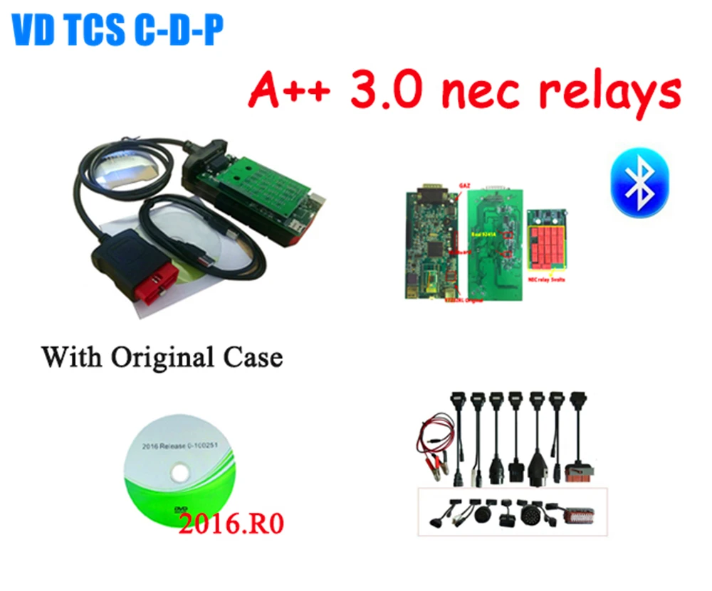 2020 новый Vci 3 0 pcb 2016.R0/2015.R3 с keygen для delphis Bluetooth obd obd2 диагностический инструмент