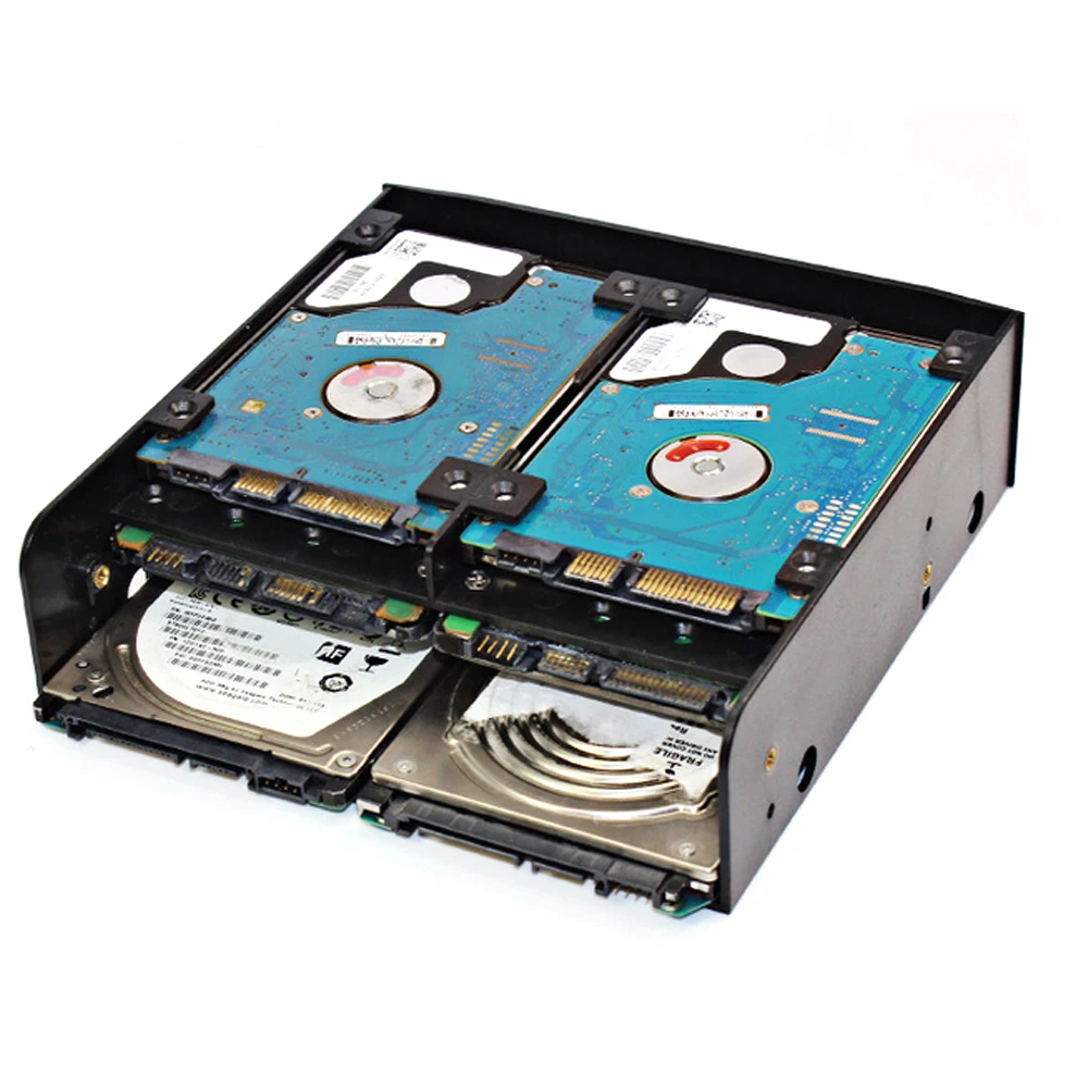 5.25inch to 3.5inch 2.5inch HDD SSD Hard Disk Drive Mounting Adapter Holder Converter Tray Bracket Internal Computer Accessorie