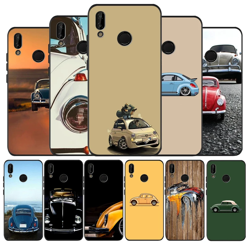 Мягкий силиконовый чехол в винтажном стиле для телефона huawei P40 P30 P20 P10 Pro P9 Lite Psmart