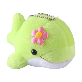 

1PC 13CM Dolphin Plush Toy Doll Stuffed Keychain Pendant Plush Toy For Kids Lovely Gift Color Random