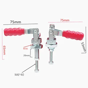 

1pc Toggle Clamp 8x5.5x2 5cm/3inchesx2.2inchesx1inch GH 36202M Workholding Hand Tools Push Pull Plunger Toggle Clamp