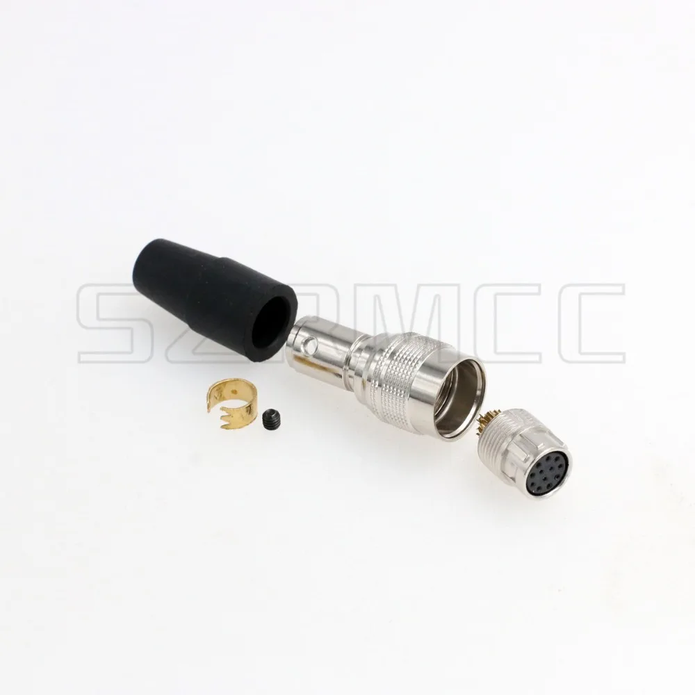 SZRMCC HR10A-10P-12S 12 Pin Female Push-Pull Self-Locking Connector Plug for Sony Basler CCD GIGE Industrial Camera SZRMCC HR10A-10P-12S 12 Pin Female Push-Pull Self-Locking Connector Plug for Sony Basler CCD GIGE Industrial Camera
