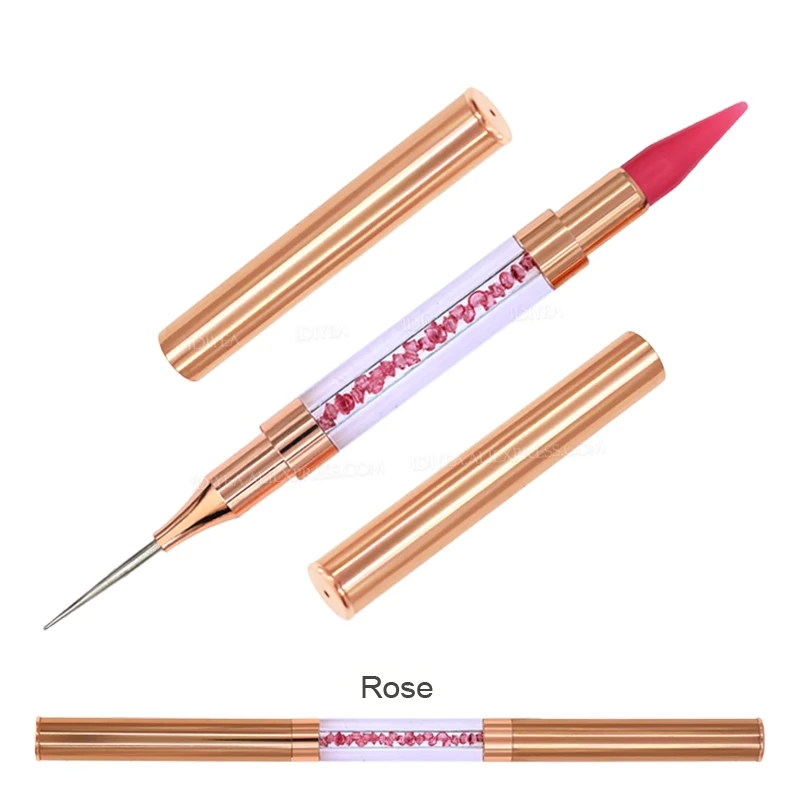 1set/lot quality Crystal Pen picking up Rhinestones Gems Sticky Wax Pencil DIY Tools for Nail art Cloth Diamond Picker Painting 