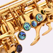 

9Pcs Durable Inlays Parts Vibrant Color Inlays Replacement Sax Key Button for Musicans Key Buttons Inlays Set Sax Key