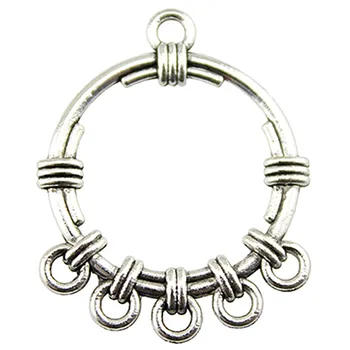

Malzahar 15 Pieces Round Earring Connector Jewelry Findings Components Creative Diy Jewelry Accessory