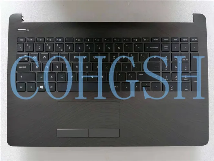 Ноутбук Упор для рук верхнюю крышку чехол черного цвета для hp 15-BR 15-BW 15-BS 250 255 G6 AP204000610 UK