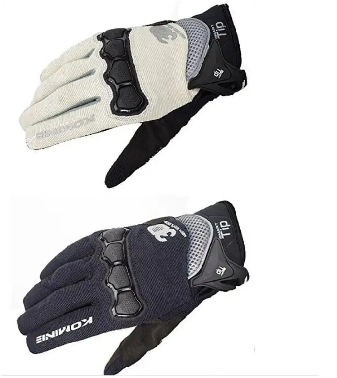 KOMINE GK-162 Мотоциклетные Перчатки GK162 3D защита Air Mesh Спортивные Гоночные велосипедные перчатки 7