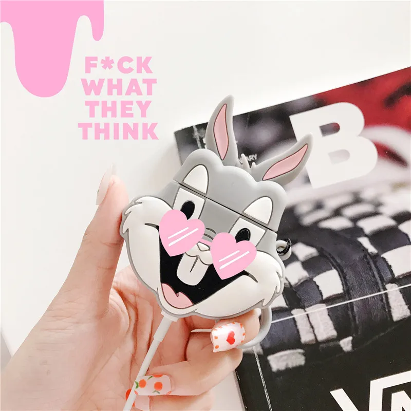3D Bluetooth Wireless Earphone Case For AirPods Silicone Toast Protective Cover Accessories for Apple Air pods Box fundas | Электроника