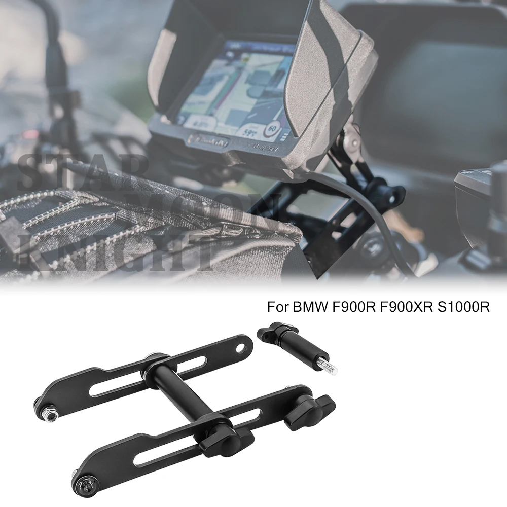 

Motorcycle Adjustable Extend Stand Holder Phone Mobile Phone GPS Navigation Plate Bracket For BMW F900R F900XR S1000R F900 X R