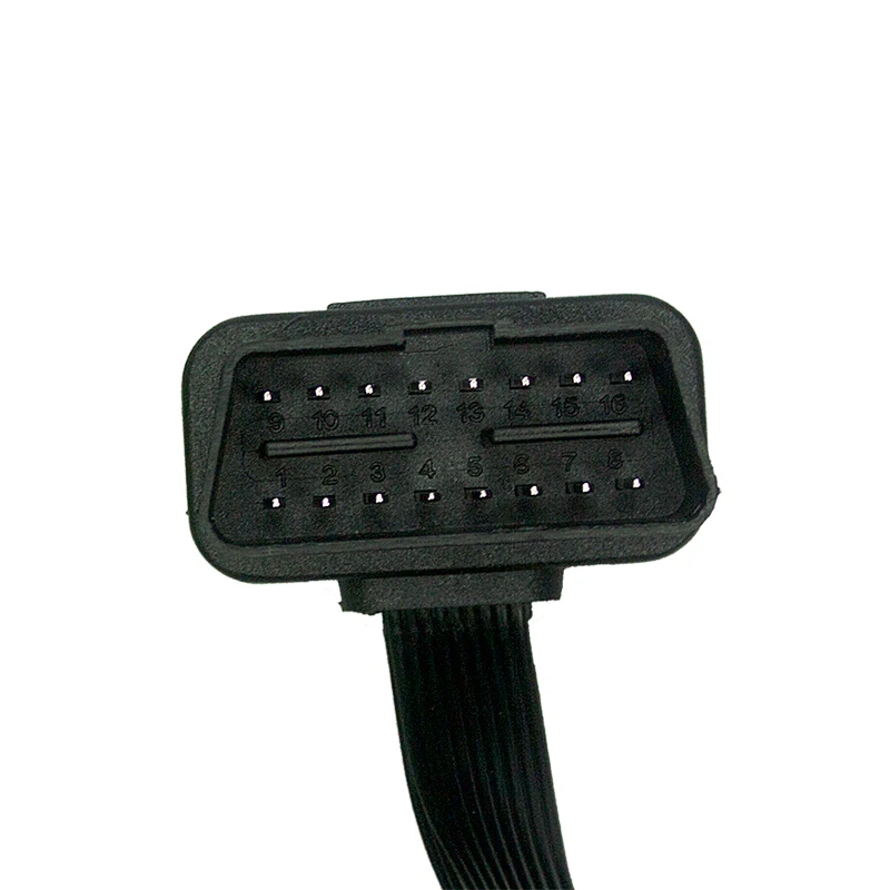 5 шт. OBD2 OBDII 16 Pin M до 2F Y сплиттер для кабелей OBD 2 удлинитель кабеля 16Pin Штекерный двойной Женский Кабельный разъем 16pin 2x24 см