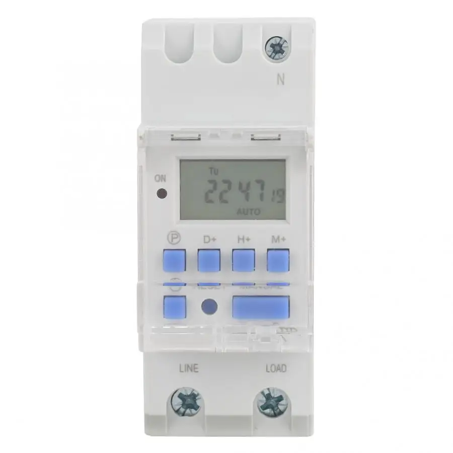 220VAC TM615H-2 Еженедельный программируемый цифровой ЖК-таймер