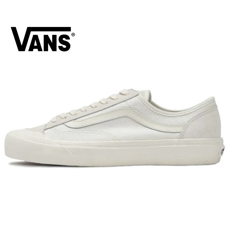 VANS STYLE 36 SF/Мужская и женская обувь; оригинальная Классическая парусиновая обувь в стиле ретро; белая повседневная обувь для катания на коньках; коллекция года; VNOA3MVLQC5
