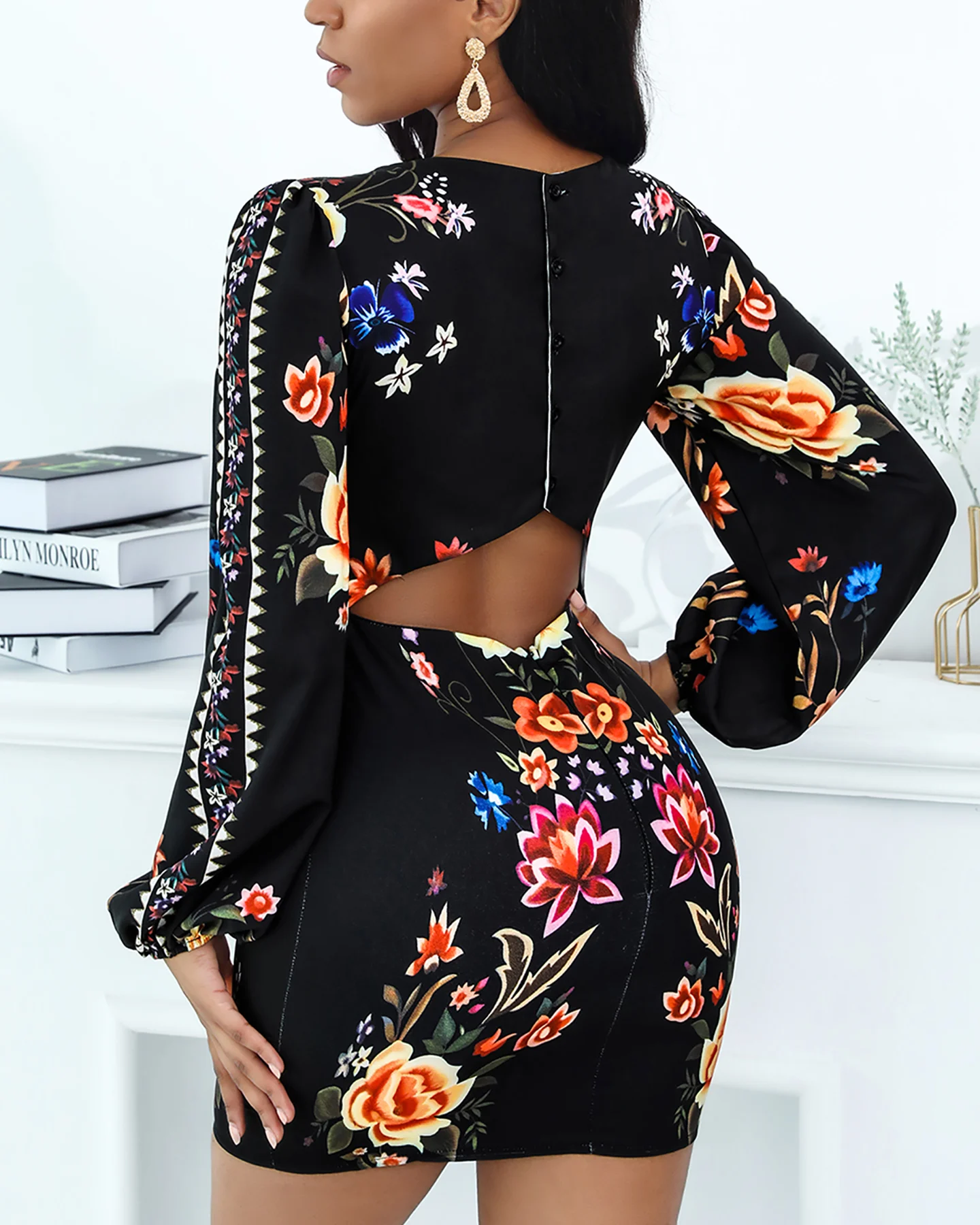 alaia mini dress