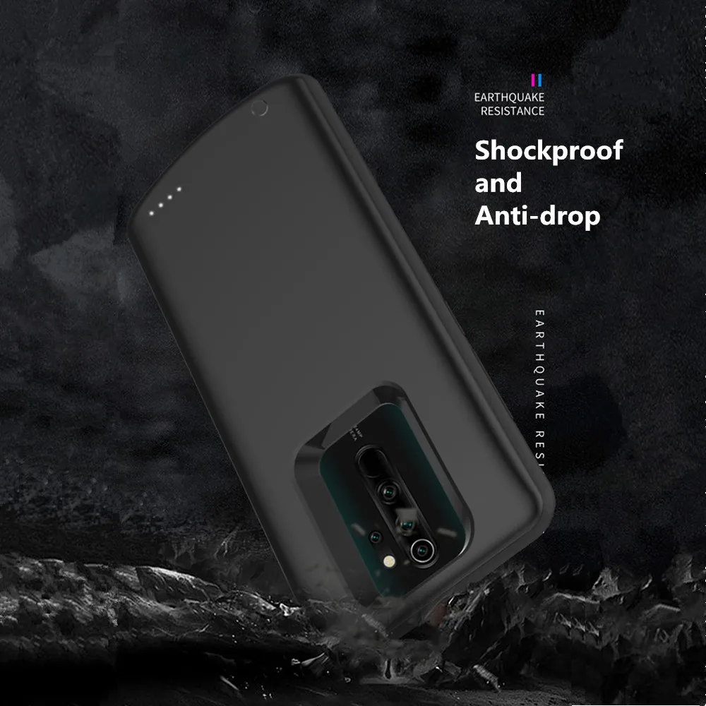 6500 мАч зарядное устройство чехол для Xiaomi Redmi Note 8 Pro power Case резервного питания банк