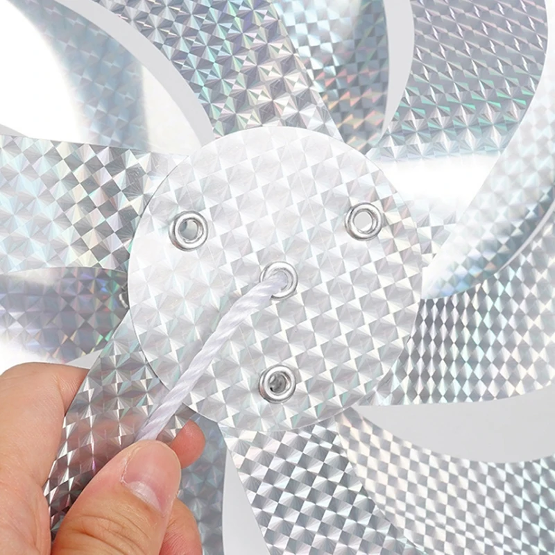 Bird Repellent Windmill String Garden Decoration Reflective Bird Drive Scaring Belt For Garden Yard