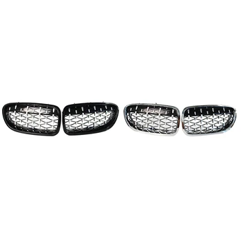

1 Pair 5 Series F10 Front Kidney Grille for Bmw 5 Series F10 2014-2017 520I 525I 528I Diamond Grille Meteor Style Front Bumper G