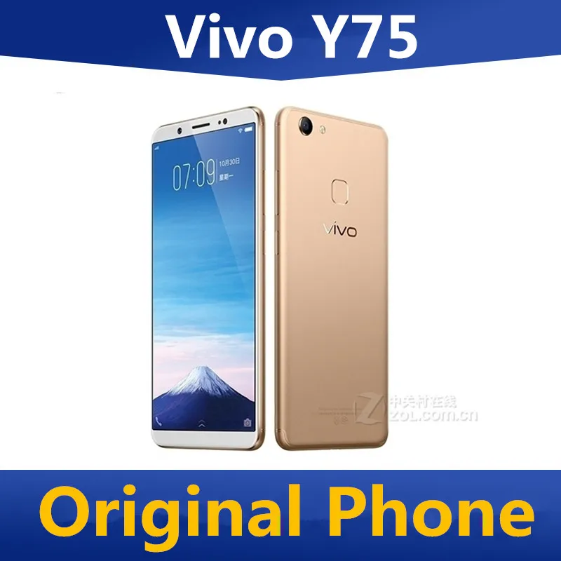 DHL Быстрая доставка Vivo Y75 сеть 4G LTE мобильный телефон 5 7 &quotIPS 1440X720 4 Гб Оперативная