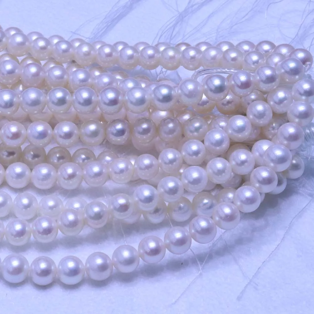 Natural de Água ++++ Lotes Milímetros Pérola Redonda Doce Pérolas Soltas Vertentes Cordas aa 6 8 8 redonda natural de água doce pérolas soltas vertentes cordas
