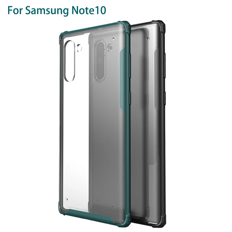 Матовый чехол для samsung s10 note10 полупрозрачная задняя крышка из поликарбоната galaxy