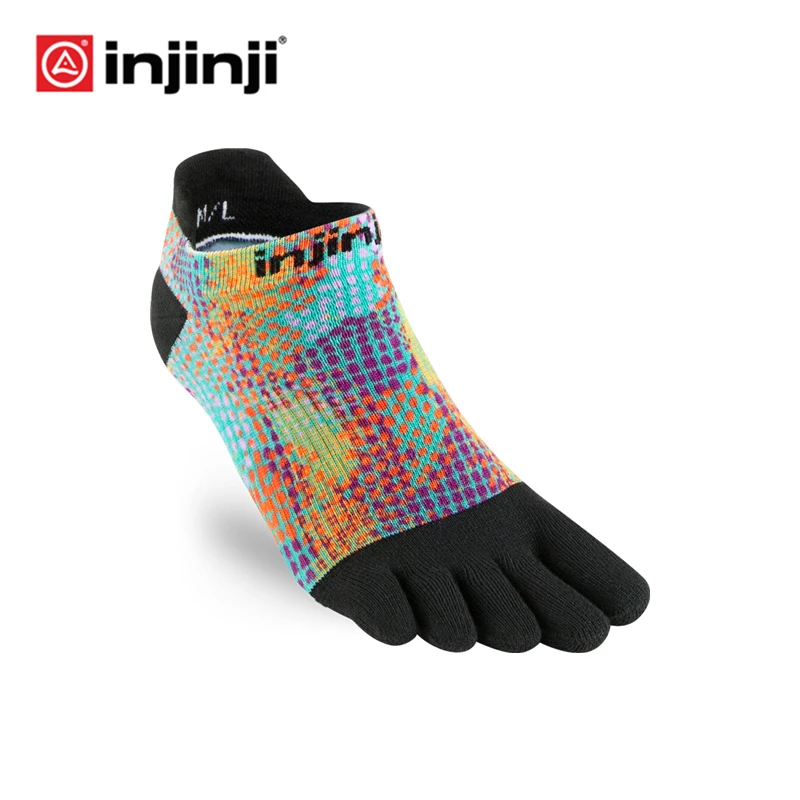 Injinji Toe носки беговые легкие не-шоу CoolSpec пять пальцев Бег Велоспорт Йога Пилатес Футбол носки женские