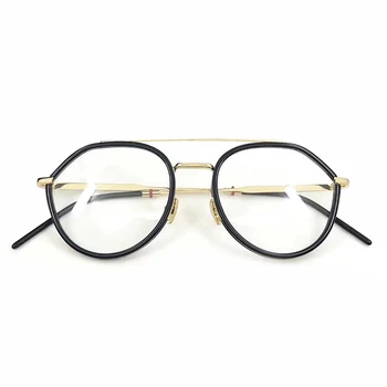 

New Vintage Round Glasses Frame Women Transparent Lens Ladies Optical Glasses Frame Eyewear Gift 2019