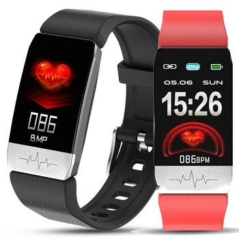 

2020 T1 Smart Watch Body Temperature ECG Fitness Tracker Watch Heart Rate Monitor Immunity Smartwatch Men Women for iOS Android