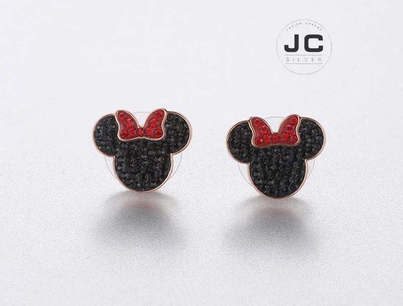 

New Fashion Charms Silver 925 Original Copy Jewelry,swan Cute Little Simple Mouse Earring For Women With Logo Gift