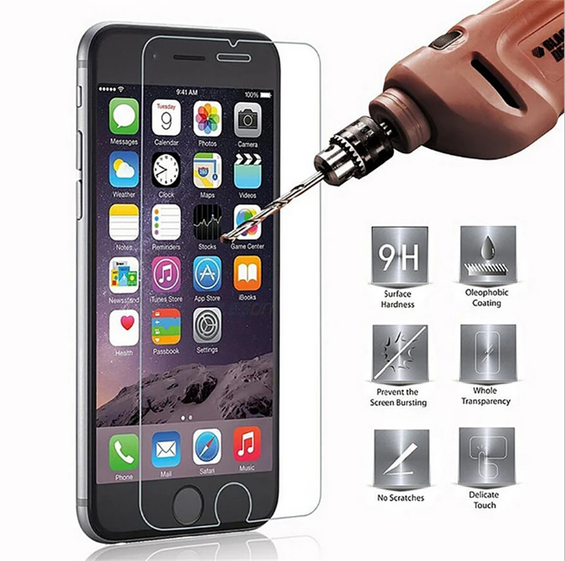 

Iphone 11 Pro Max Screen Protector Protective Tempered Glass for Iphone 6 7 5 S Se 6s 8 Plus X XS Max XR Apple Iphone Front Film