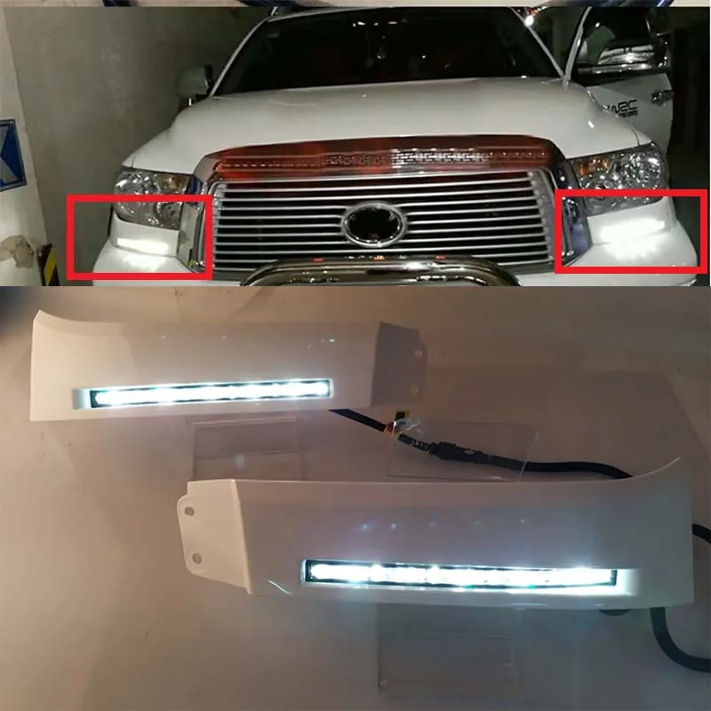Для Toyota Tundra 2007 ~ 2013 и Sequoia 2008 ON реле с регулировкой яркости высокой мощности 12 В