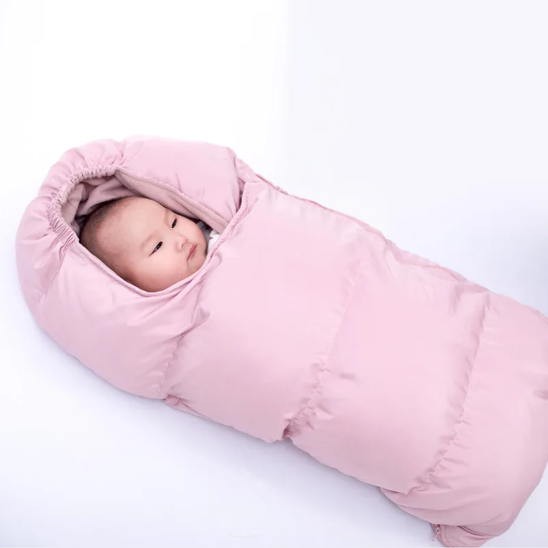 

Hot Sale Winter Baby Sleepsacks 45cm*90cm Pink Blue Warm Sleeping Bag Stroller Footmuff Baby Envelope for Newborn