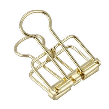 

Creative Wire Binder Clips 12 PCS Reusable Paper Clips Small Skeleton Clips with Good Elasticity Strong Grip for Your Documents