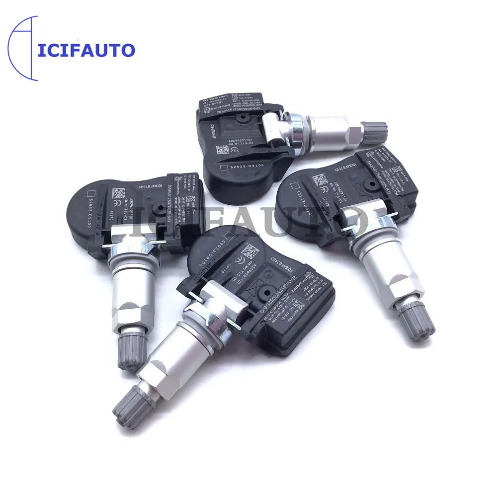 52933-D9100 New 433MHz TPMS Tire Pressure Monitor Sensor For Kia Sportage 52933D9100 / 52933 D9100 52933.D9100 | Автомобили и