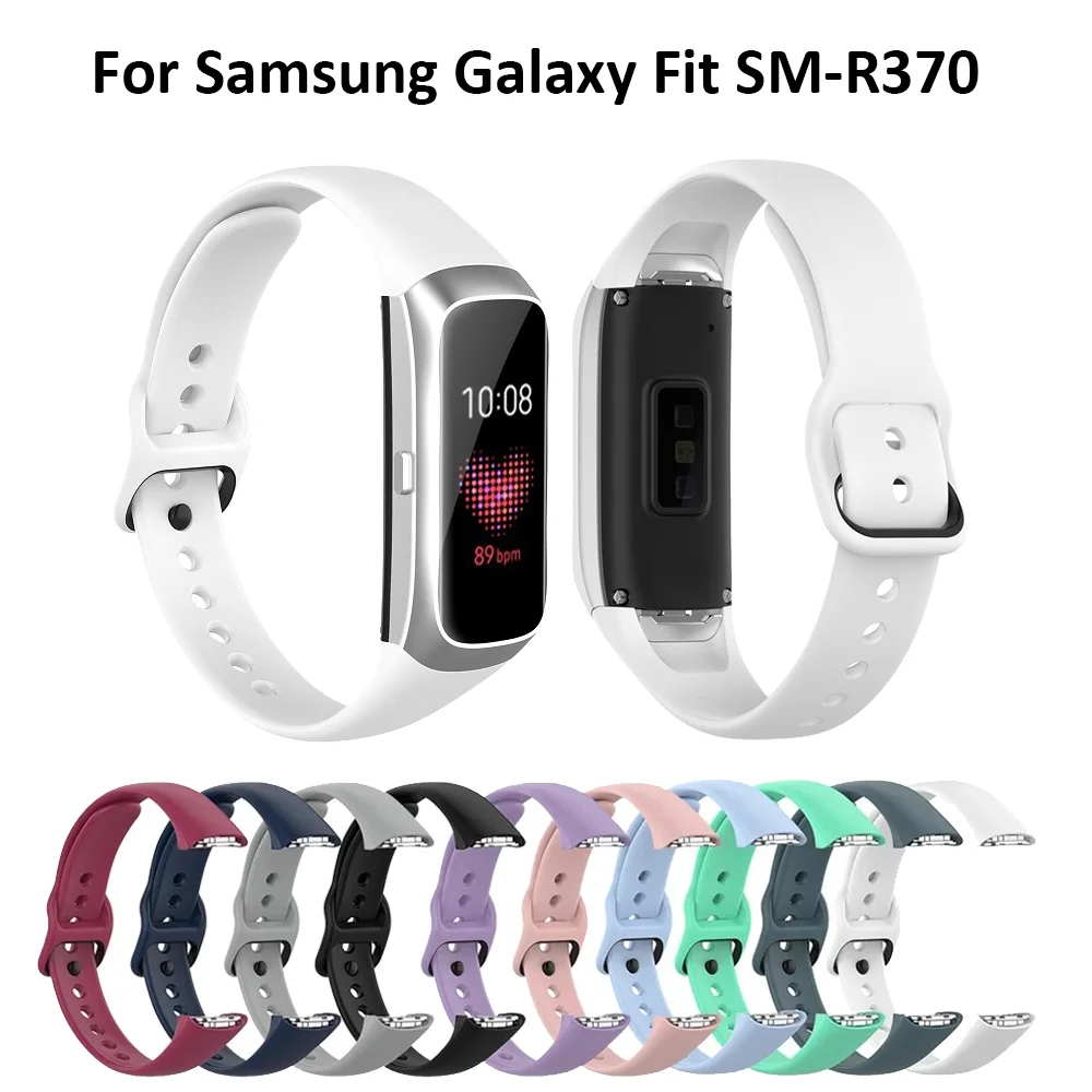 

Super popular Fashion Silicone Sports Watch Band Strap Wrist Band Strap for Samsung Galaxy Fit SM-R370 Smart Watch Accessories