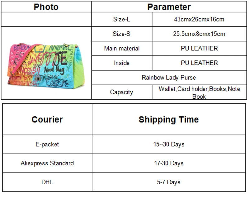 Новинка, женская сумка через плечо с радугой, роскошные сумки, женские сумки, дизайнерская граффити сумка для бляшек, feminina