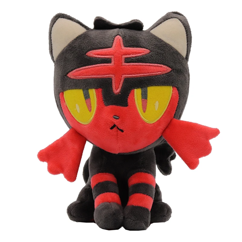 Хит, Мультяшные игрушки Litten Torracat Incineroar, мягкие плюшевые куклы, игрушки аниме pokemones, плюшевые игрушки, подарки для детей, мягкие плюшевые куклы - Цвет: Белый