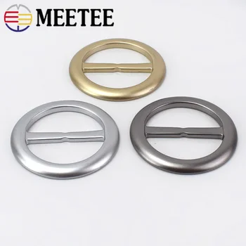 

10pcs Meetee 20mm-50mm Resin O D Ring Adjust Buckles for Women Coat Knot Belt DIY Craft Cloth Home Textile Buckle Accessories