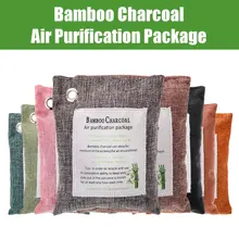 8 цветов мешки для очистки воздуха крючок свежий бамбуковый уголь в форме сумочки домашний очиститель запахов бамбуковый уголь+ Нетканая ткань 1 упаковка