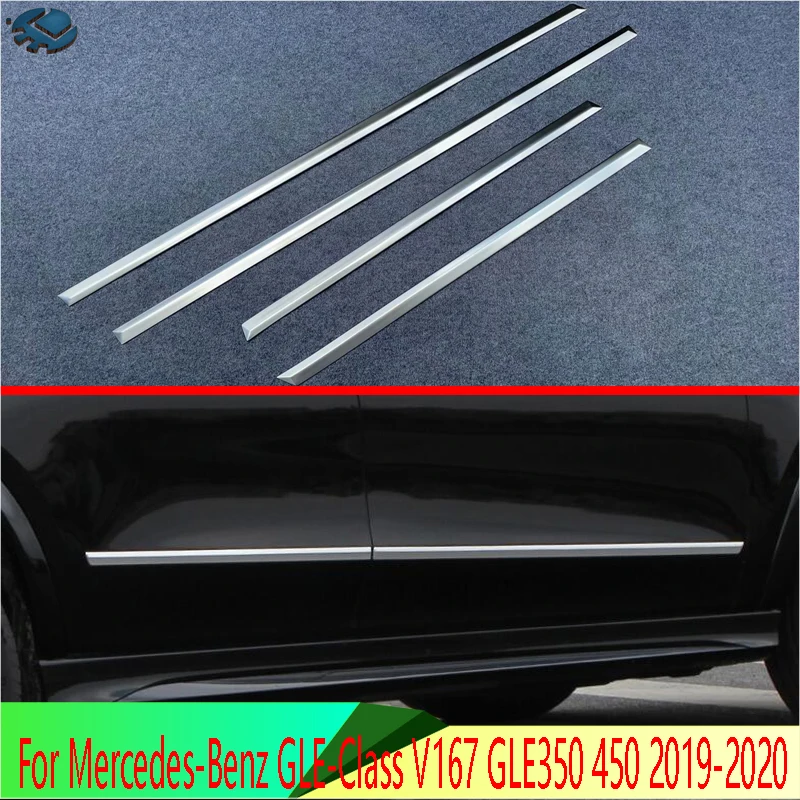 Для Mercedes-Benz GLE класса V167 GLE350 450 2019-2020 автомобильные аксессуары Нержавеющая сталь