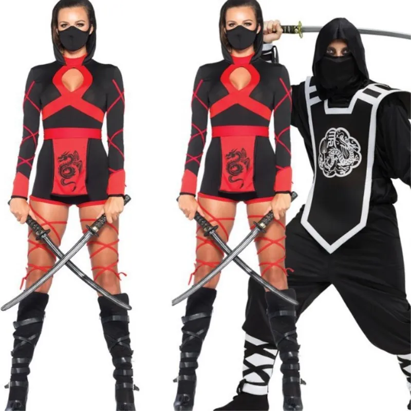 

Code Division Masked Girl Ninja Game Uniform Halloween Hokkaido Men's Ninja Warrior Gladiator Service Cosp