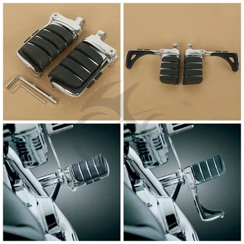 

Chrome Switchblade Male Mount Foot Pegs For Harley Davidson Softail Dyna Sportster XL Fatboy 1984-2015 4445 New