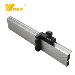 600/800mm Track Brackets Miter Track Stop Scale Set Woodworking T Slot Aluminum Table Saw Fence Workbench DIY Woodworking Tools