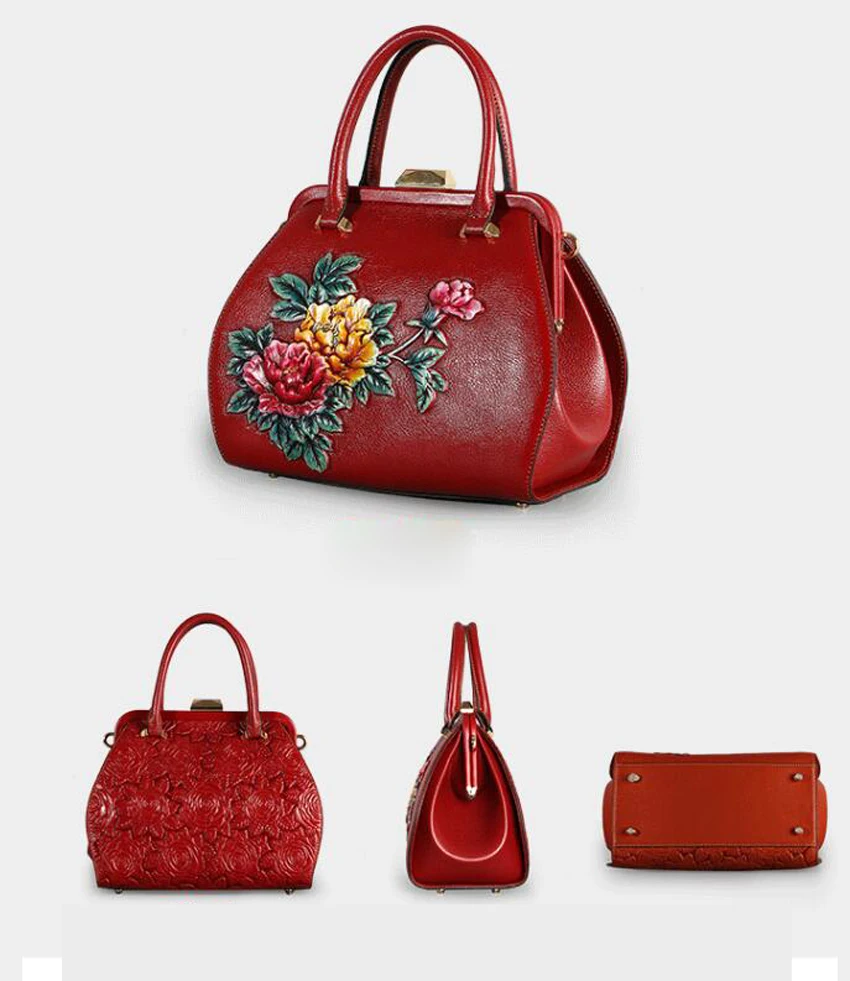 SUWERER Top quality women Genuine Leather bag luxury handbags women bags designer bags famous brand women bags tote bag